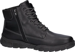 Waldläufer H-LINO Winterboots Schnürboots Schwarz