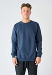 Cleptomanicx Sweatshirt Ligull blau/dunkelblau