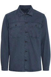 Blend Langarmhemd BLEND BHShirt Hellblau/Dunkelblau/Blau