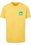MisterTee Herren Ufo Pizza Tee Gelb