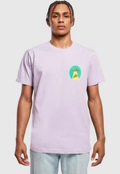 MisterTee Herren Ufo Pizza Tee Lila