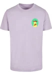MisterTee Herren Ufo Pizza Tee Lila