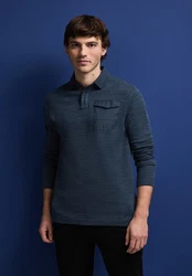 STREET ONE MEN Langarmshirt mit Brusttasche 