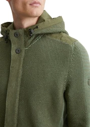 Marc O'Polo Cardigan Bio-Baumwolle Dunkelgrün