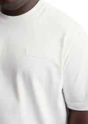 Marc O'Polo T-Shirt Bio-Baumwoll-Jersey Weiß/Schwarz/Creme