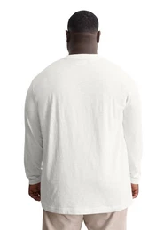 Langarmshirt in Heavy-Slub-Jersey-Qualitt