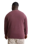 Marc O'Polo Rundhalspullover Dunkelrot/Schwarz/Lila/Bordeaux