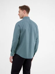 LERROS Langarmhemd Poplinhemd Türkis/Grau/Blau/Hellblau