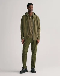 Gant Sweatshirt REGULAR SHIELD FULL ZIP HOODIE khaki