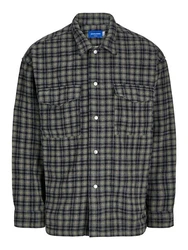 JACK & JONES JORVesterbro Hemd/Jacke Dunkelgrün/Dunkelblau/Grün/Grau