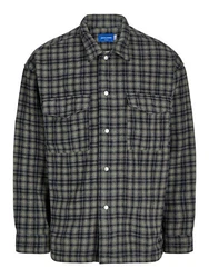 JACK & JONES JORVesterbro Hemd/Jacke Dunkelgrün/Dunkelblau/Grün/Grau