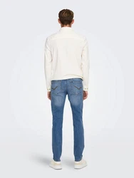 ONLY & SONS Slim-fit Jeans Superstretch Denim (8306) Blau/Hellblau