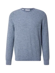 SELECTED HOMME Pullover SLHROSS Grau/Blau/Hellblau/Dunkelblau