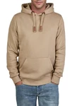 DENIMFY Kapuzenpullover Herren Hoodie DFIvo Braun/Khaki/Beige