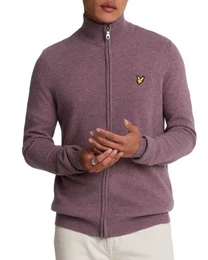 Cardigan Herren Aus Lambswool, Stehkragen, Weich & Angenehm