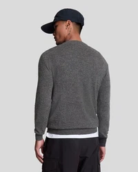 Lyle & Scott Strickpullover Herren Lambswool Grün/Grau/Dunkelgrau