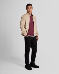 Lyle & Scott Strickpullover Herren Lambswool Dunkelrot/Bordeaux/Lila/Rosa