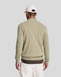 Lyle & Scott Strickpullover Herren Lambswool Khaki/Gold