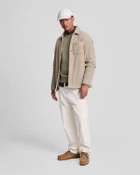 Lyle & Scott Strickpullover Herren Lambswool Khaki/Gold