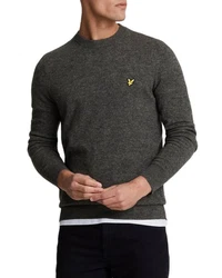 Lyle & Scott Strickpullover Herren Lambswool Grau/Dunkelgrau/Grün