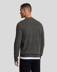 Lyle & Scott Strickpullover Herren Lambswool Grau/Dunkelgrau/Grün
