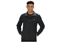 Regatta Softshelljacke Cera V Schwarz/Dunkelblau/Grau