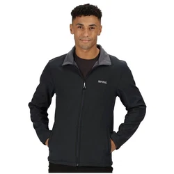 Regatta Softshelljacke Cera V Schwarz/Dunkelblau/Grau