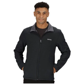 Regatta Softshelljacke Cera V Schwarz/Dunkelblau/Grau