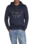 Jack & Jones Kapuzenpullover JJEADRIAN Regular Fit Hoodie Dunkelblau/Hellblau