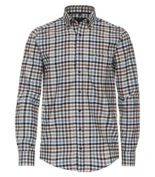 CASAMODA Blusenshirt B.D. Casual Fit Hellblau/Blau/Rot/Dunkelblau/Braun