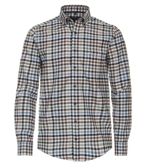 CASAMODA Blusenshirt B.D. Casual Fit Hellblau/Blau/Rot/Dunkelblau/Braun CASAMODA Blusenshirt B.D. Casual Fit Hellblau/Blau/Rot/Dunkelblau/Braun