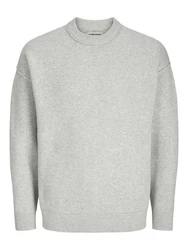 Jack & Jones Pullover Grau/Hellgrau