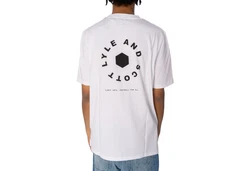 Lyle & Scott T-Shirt Football Wheel Weiß/Creme