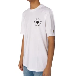 Lyle & Scott T-Shirt Football Wheel Weiß/Creme