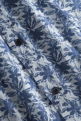 Joop Jeans Kurzarmhemd Blau/Hellblau