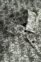 Joop Jeans Kurzarmhemd Dunkelgrün/Grau/Dunkelgrau/Hellgrau/Grün