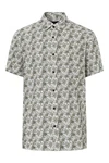 Joop Jeans Kurzarmhemd Dunkelgrün/Grau/Dunkelgrau/Hellgrau/Grün