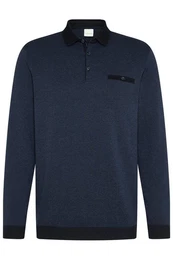 Langarm-Poloshirt