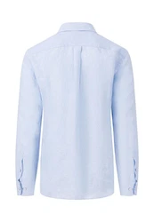 FYNCH-HATTON Leinenhemd langarm Hellblau/Blau