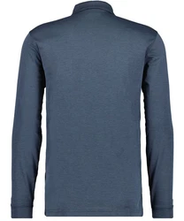 RAGMAN Langarm-Poloshirt Blau/Dunkelblau/Hellblau