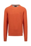 FYNCH-HATTON Strickpullover O-Neck Structure Orange