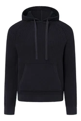 Joop Jeans Wollpullover Schwarz/Dunkelblau