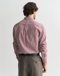 Gant Blusenshirt REG CLASSIC POPLIN GINGHAM SHIRT Braun/Bordeaux/Rot/Lila/Dunkelrot