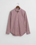 Gant Blusenshirt REG CLASSIC POPLIN GINGHAM SHIRT Braun/Bordeaux/Rot/Lila/Dunkelrot