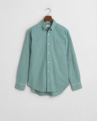Gant Blusenshirt REG CLASSIC POPLIN GINGHAM SHIRT Grün/Türkis/Blau/Hellblau