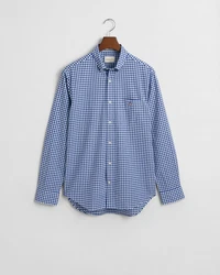 Gant Blusenshirt REG CLASSIC POPLIN GINGHAM SHIRT Dunkelblau/Hellblau/Blau