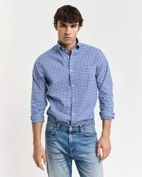 Gant Blusenshirt REG CLASSIC POPLIN GINGHAM SHIRT Dunkelblau/Hellblau/Blau