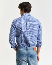 Gant Blusenshirt REG CLASSIC POPLIN GINGHAM SHIRT Dunkelblau/Hellblau/Blau