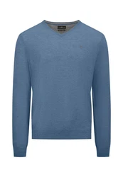 FYNCH-HATTON Wollpullover Blau/Hellblau