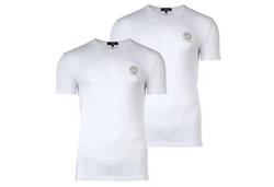 Versace T-Shirt Herren 2er Pack Weiß/Dunkelblau